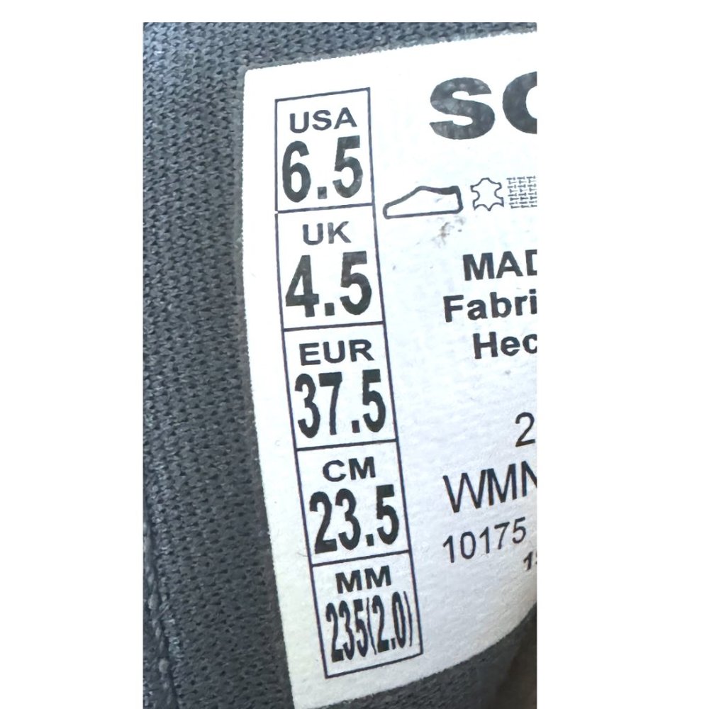 Sorel Evie I Zip Wedge Ankle Boot Women’s 6.5 - Quarry/Grill NWOB - Picture 9 of 9